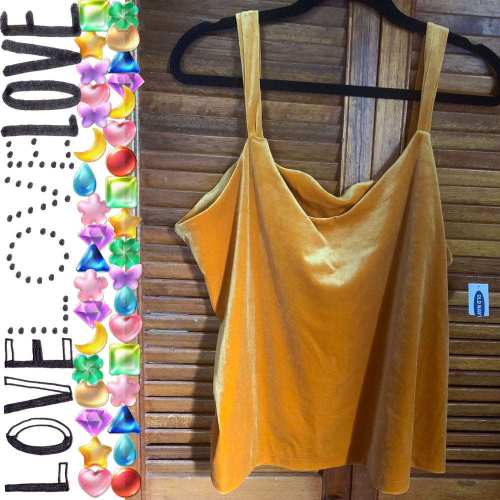 Velvet Soft Golden Yellow Top